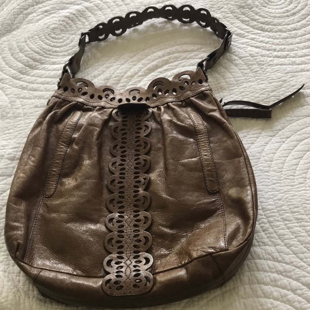 Lockheart Leather Hobo Bag